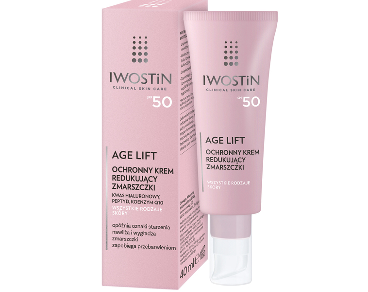 OCHRONNY KREM REDUKUJĄCY ZMARSZCZKI IWOSTIN AGE LIFT SPF 50