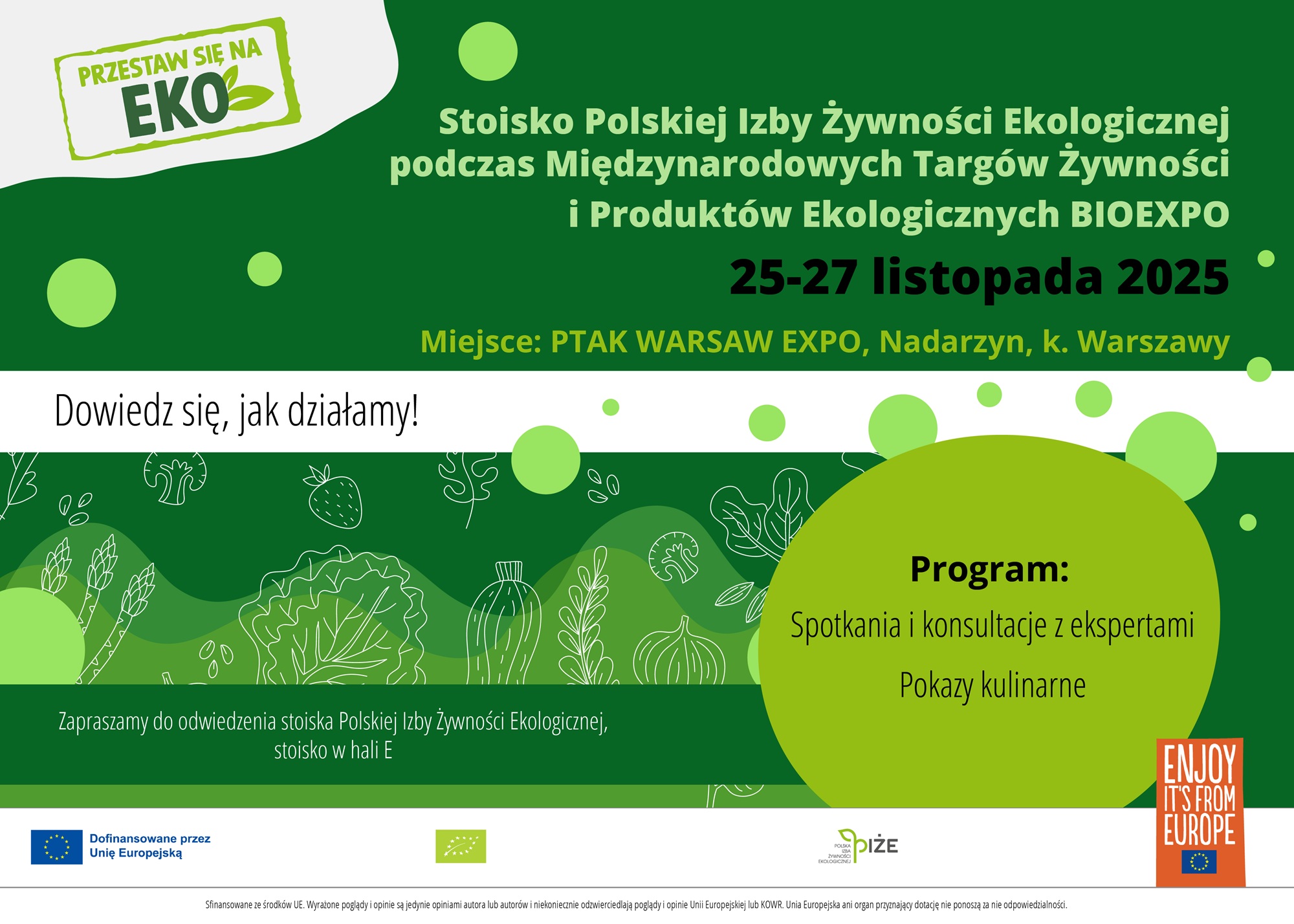 Żyj ekologicznie, wybieraj świadomie – Targi BIOEXPO 2025